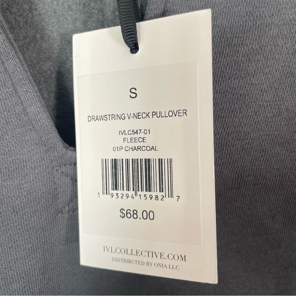 IVL Drawstring V-neck Pullover - Picture 7 of 7